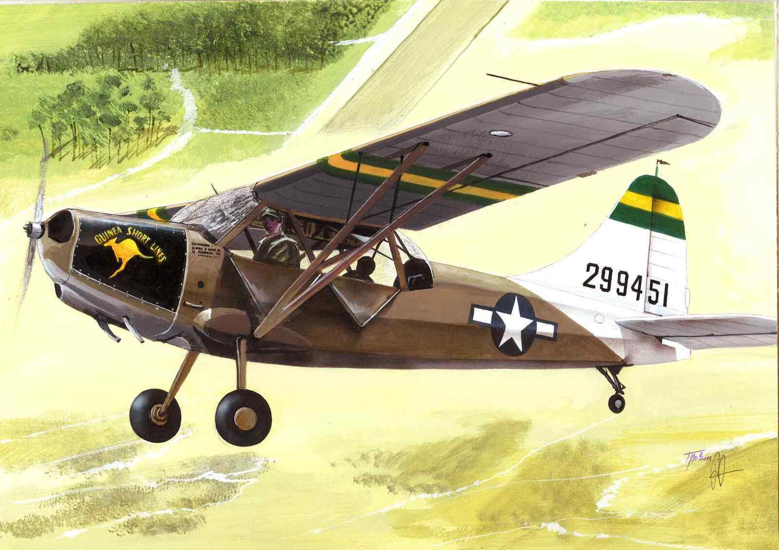 AZ Models 1/72 Stinson L-5 Sentinel gen.Patton, 80th FG, 25th LS Plastic Model Kit [AZ7590]