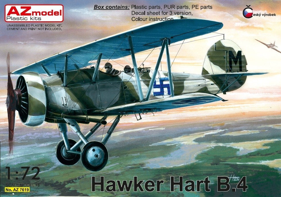 AZ Models 1/72 Hawker Hart B.4 Plastic Model Kit [AZ7619]