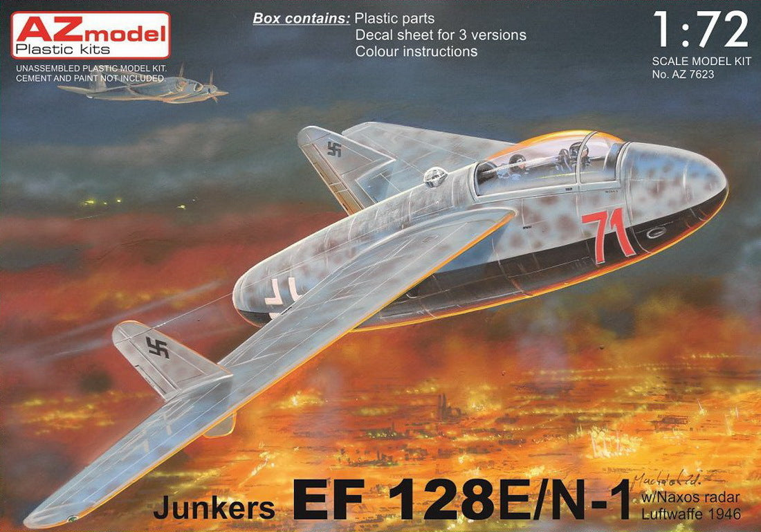 AZ Models 1/72 Junkers EF 128E/N-1 w/naxos radar Plastic Model Kit [AZ7623]