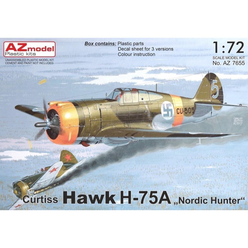 AZ Models 1/72 Curtiss Hawk H-75A"NordicHunte"r Plastic Model Kit [AZ7655]