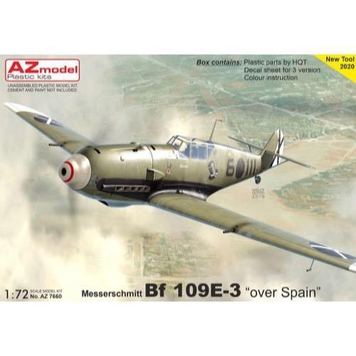 AZ Models 1/72 Bf 109E-3 "Over Spain" Plastic Model Kit [AZ7660]