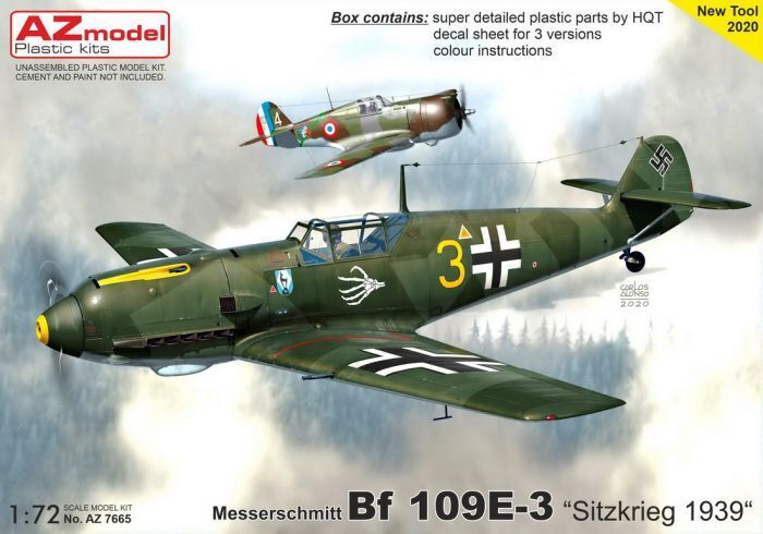 AZ Models 1/72 Bf 109F-4 "JG.5 Eismeer" Plastic Model Kit [AZ7685]