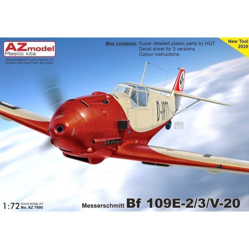 AZ Models 1/72 Bf 109E-2/3N-20 Plastic Model Kit [AZ7690]