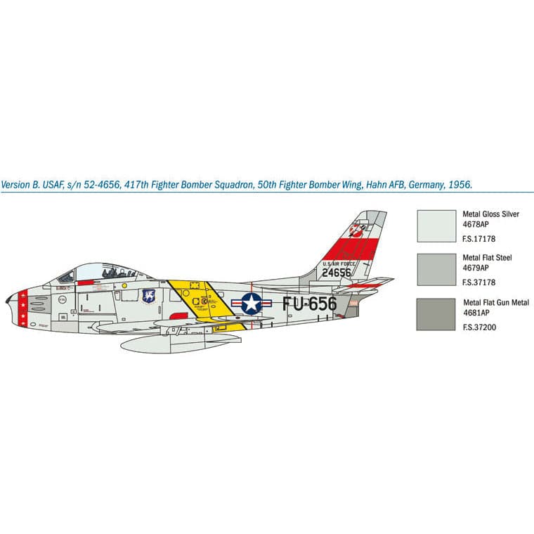 ITALERI 1/72 F-86F Sabre "Mig Killer"