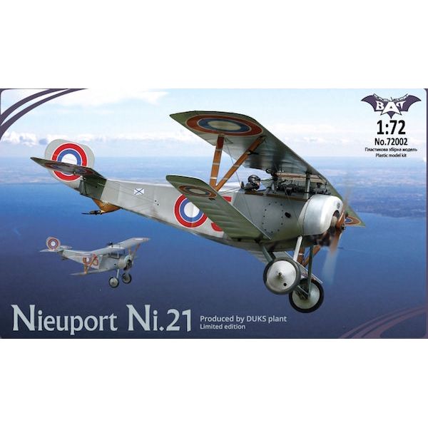 Bat Project 1/72 Nieuport Ni.21 Russia Plastic Model Kit [72002]