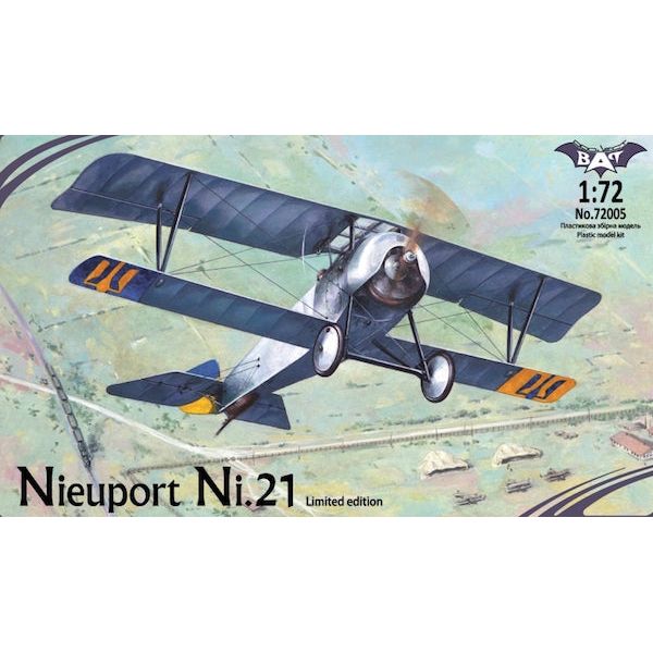 Bat Project 1/72 Nieuport Ni.21 Ukraine Plastic Model Kit [72005]