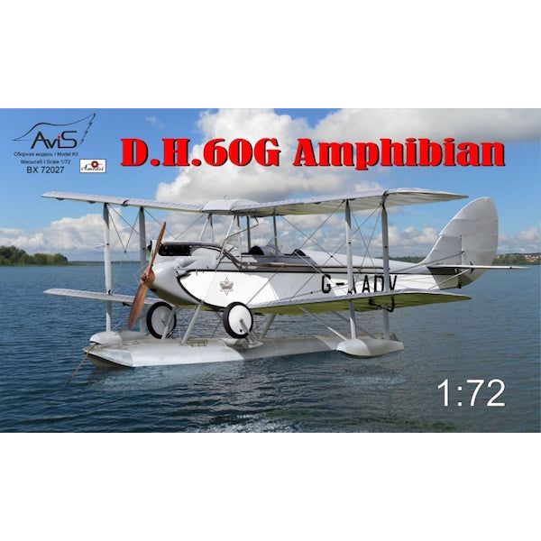 AviS 1/72 D.H.60G Amphibian Plastic Model Kit [72027]