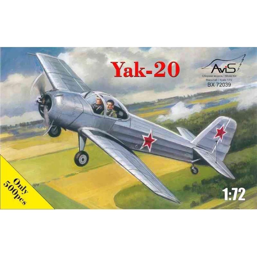 AviS 1/72 Yak-20 Plastic Model Kit [72039]