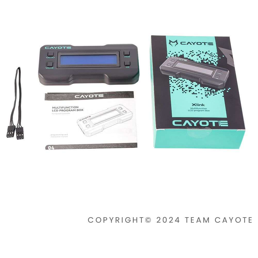 CAYOTE X-Link Program Box, Input voltage: 5-8.4V