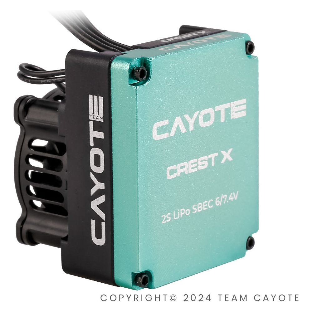 CAYOTE Racing ESC CREST X, Input (Cell): 2-3S Lipo