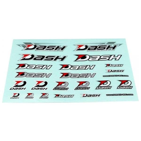 DASH Decal ( 230 X 180 mm) Black / White / Silver