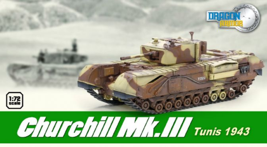 Dragon Armour 60569 1/72 Churchill Mk.III, Tunis 1943