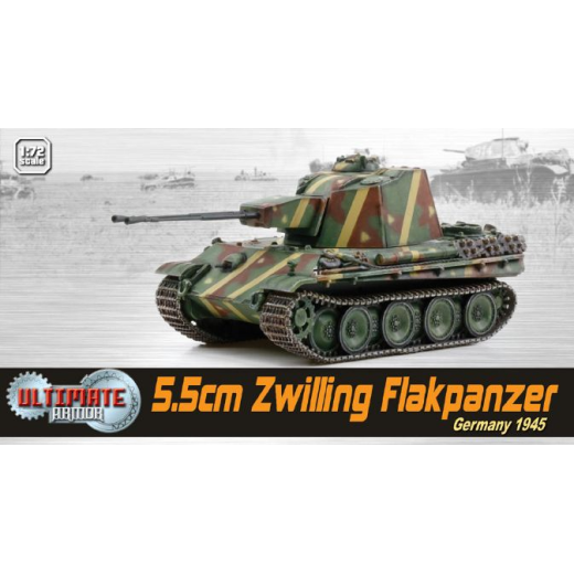 Dragon Armour 60593 1/72 5.5cm Zwilling Flakpanzer German 1945