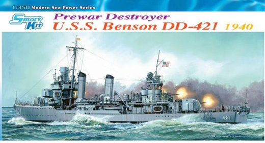 Dragon 1/350 U.S.S. Benson DD-421 1940 [1034]