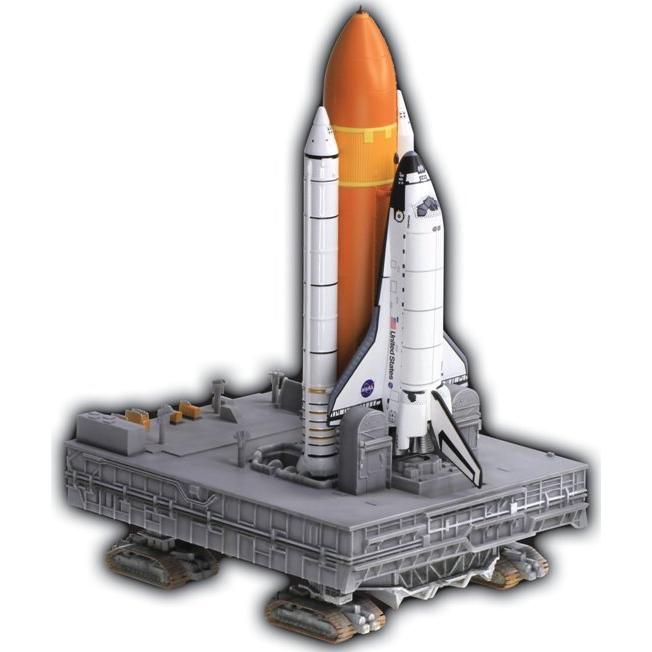 Dragon 1/400 Space Shuttle w/ Transporter Plastic Model Kit [11023]