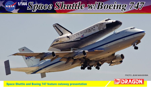 Dragon 1/144 SPACE SHUTTLE w/747-100 CSA [14705]