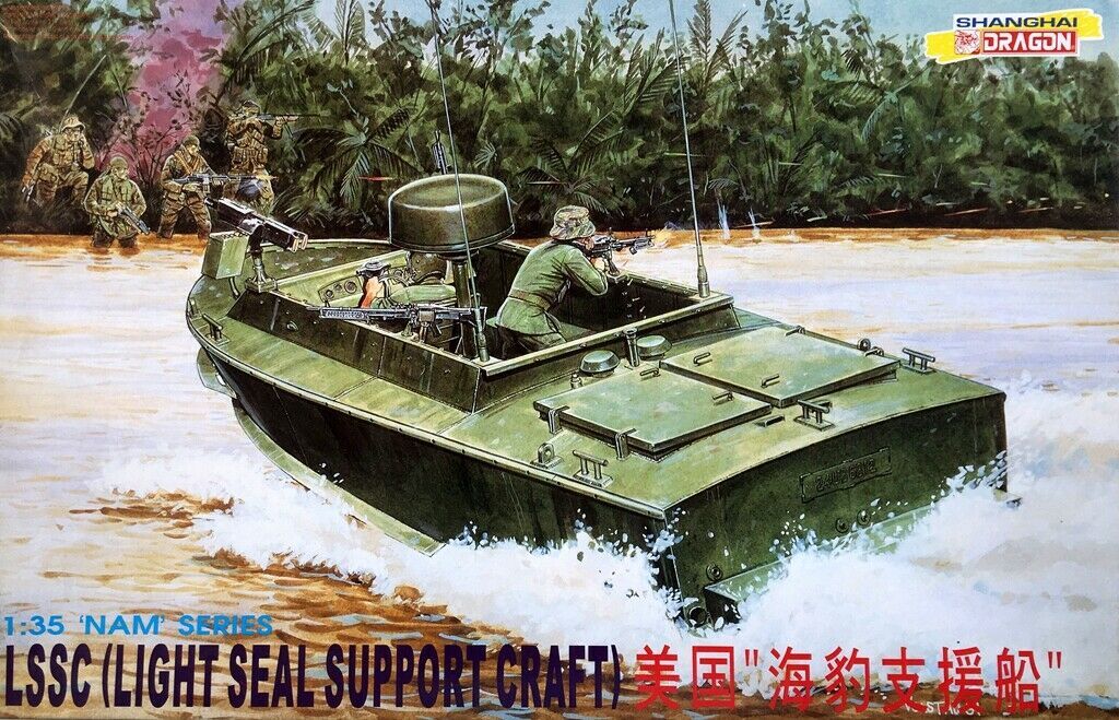 Dragon 1/35 LSSC (Light SEAL Support Craft) Plastic Model Kit [3301]