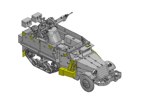 Dragon 1/35 IDF M3 Halftrack w/ TCM-20 [3586]