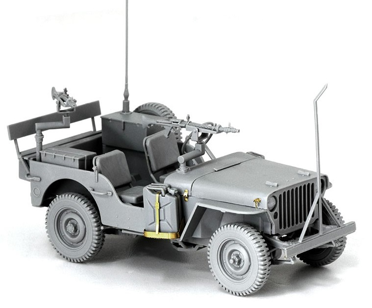 Dragon 1/35 IDF 1/4-Ton 4x4 Truck w/MG35 Machine Guns [3609]