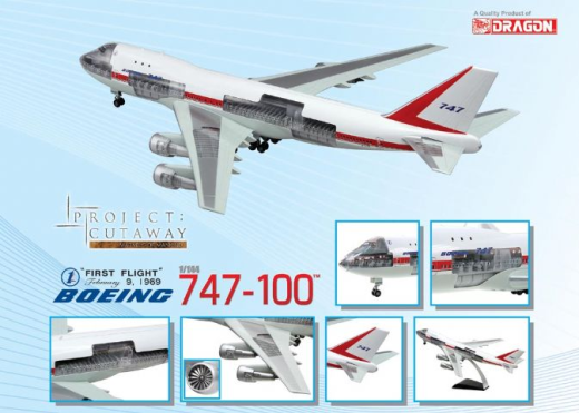 Dragon 1/144 BOEING 747-100 MAIDEN FLIGHT [47012]