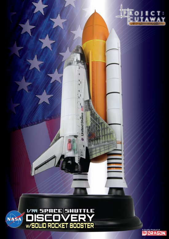 Dragon 1/144 Space Shuttle Atlantis w/Solid Rocket Booster [47404]