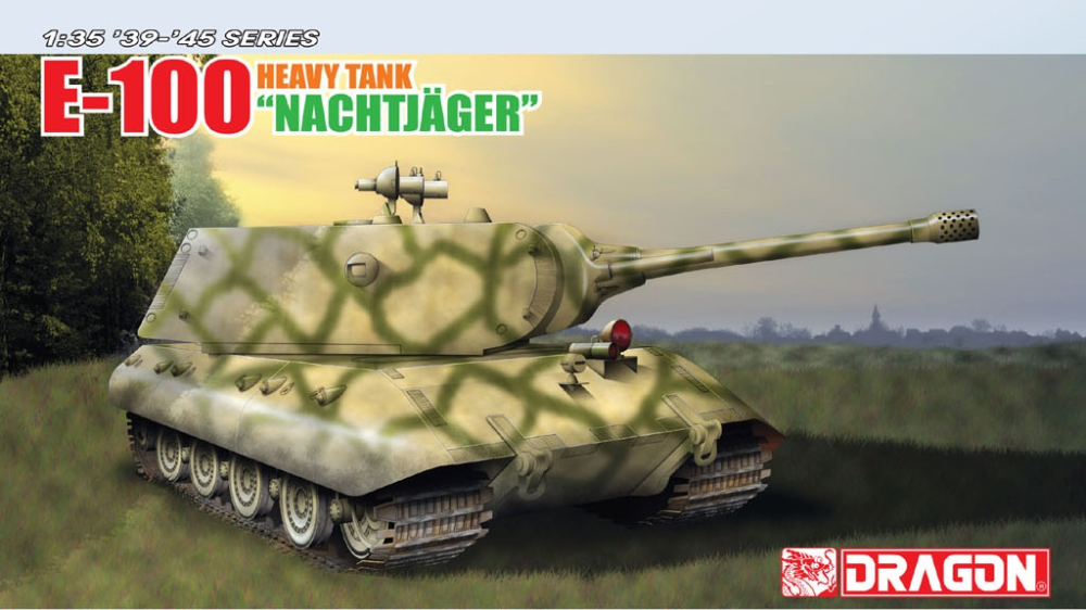 Dragon 1/35 E-100 Heavy Tank "Nachjager" Plastic Model Kit [6011X]