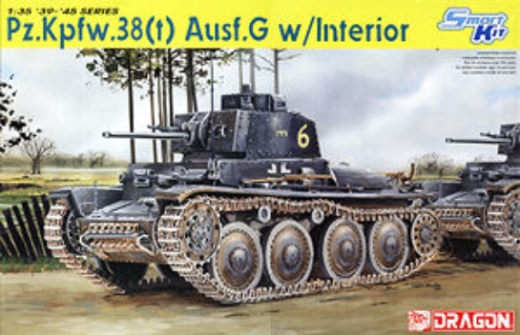 Dragon 1/35 Pz.Kpfw.38(t) Ausf.G w/Interior Plastic Model Kit [6290]