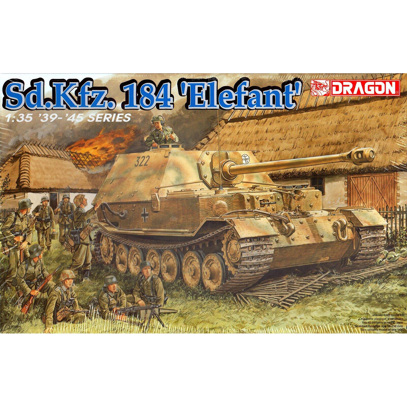 Dragon 1/35 Sd.Kfz.184 Elefant Plastic Model Kit