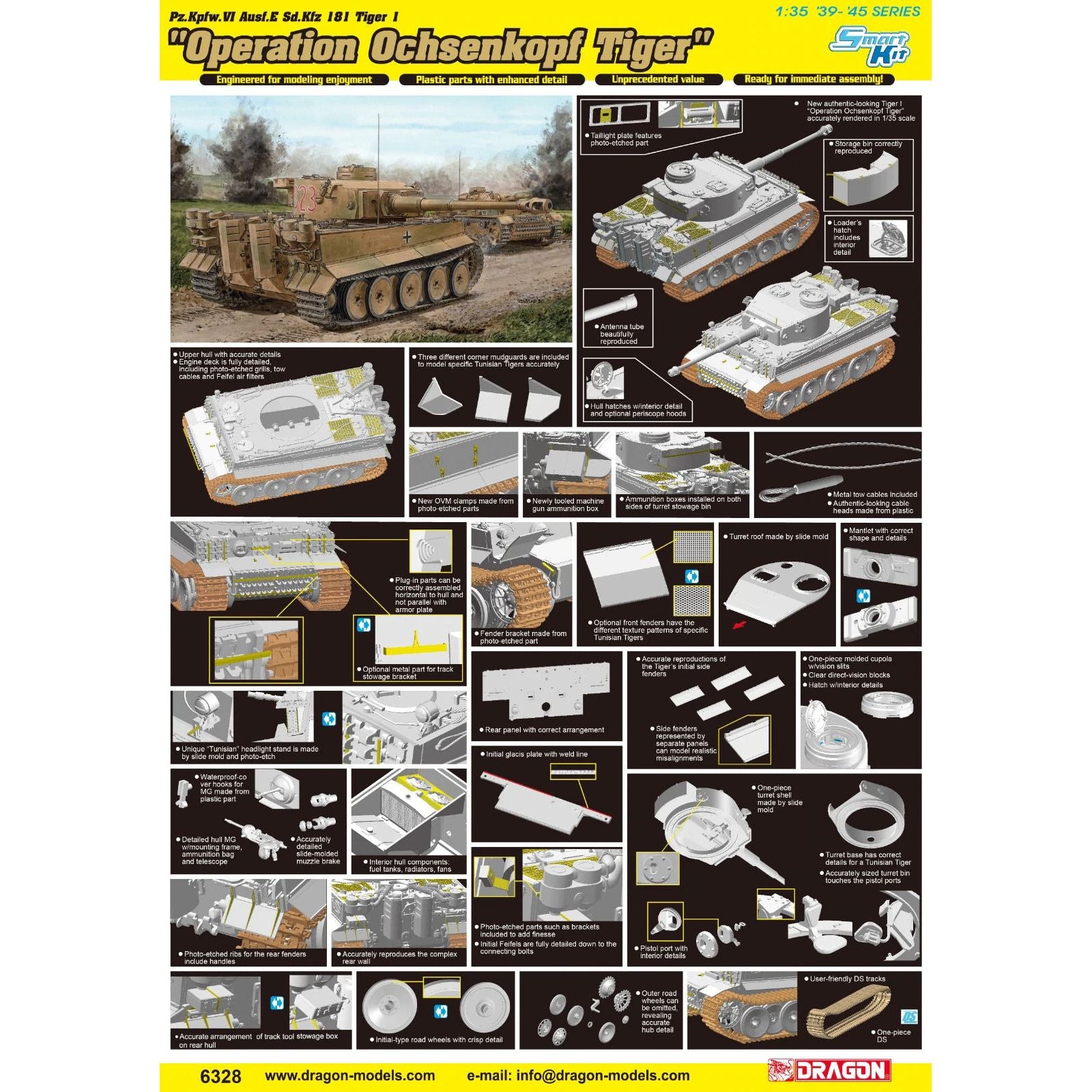 Dragon 1/35 "Operation Ochsenkopf Tiger" Plastic Model Kit