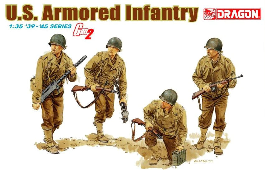 Dragon 1/35 U.S. Armored Infantry Plastic Model Kit