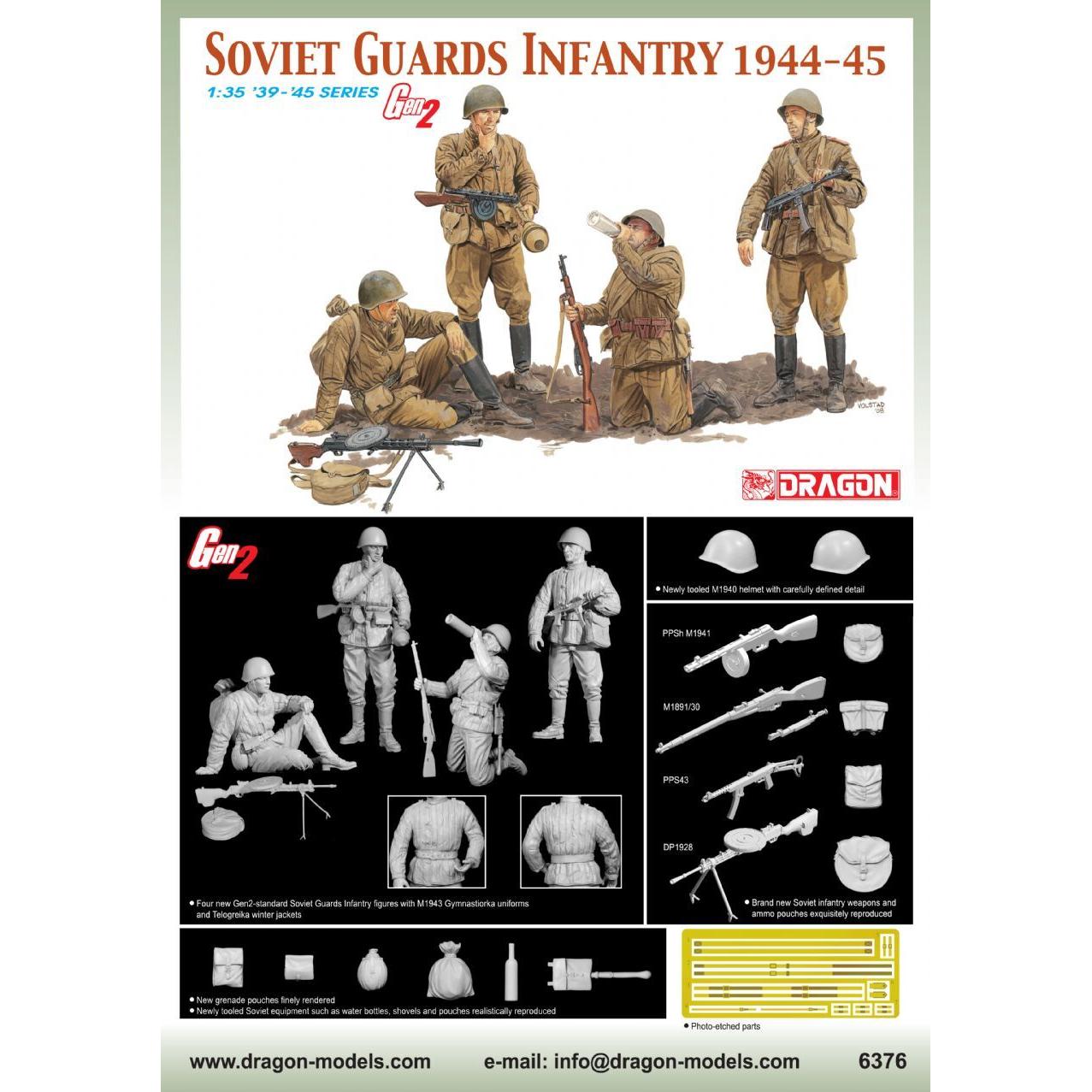 Dragon 1/35 SOVIET GUARDS INFANTRY 1944-45 (GEN2) [6376]