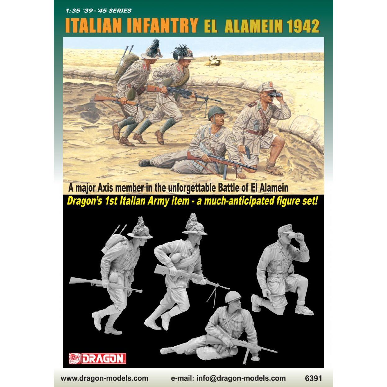 Dragon 1/35 ITALIAN INFANTRY, EL ALAMEIN 1942 [6391]