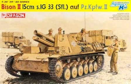 Dragon 1/35 Bison II 15cm s.IG.33 (Sfl.) auf Pz.Kpfw.II (Smart Kit) [6440]