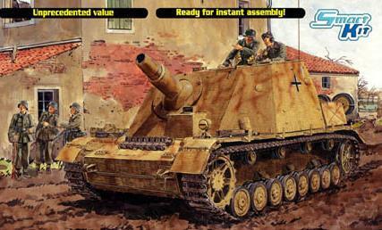 Dragon 1/35 Sd.Kfz.166 Stu.Pz.IV "Brummbar" Mid Production Plastic Model Kit