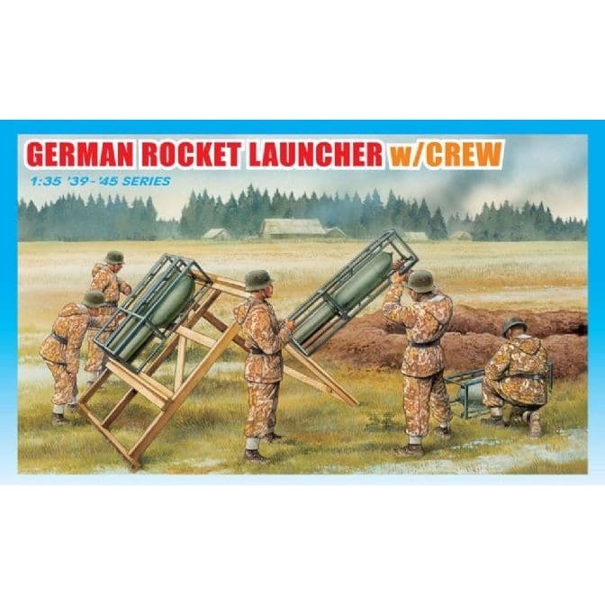 DRAGON 1/35 German Rocket Launcher w/Crew Plastic Model Kit [6509]