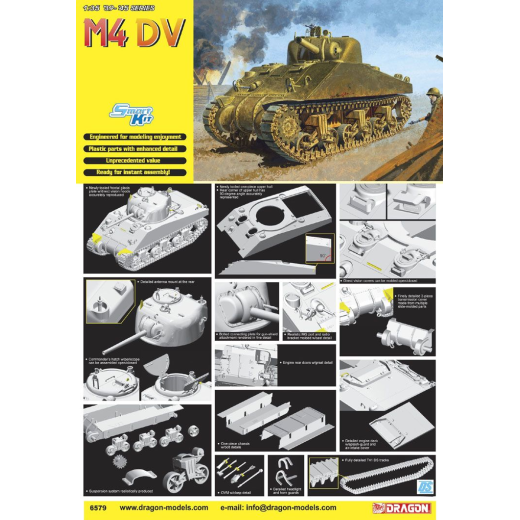 Dragon 1/35 M4 DV Sherman [6579]