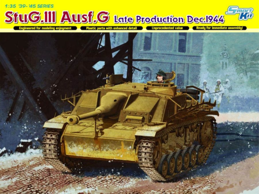 Dragon 1/35 StuG.III Ausf.G DEC 1944 PRODUCTION (SMART KIT) [6593]