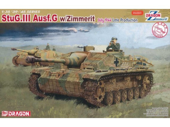 Dragon 1/35 StuG.III Ausf.G w/ZIMMERIT JULY 1944 LATE PRODUCTION [6633]