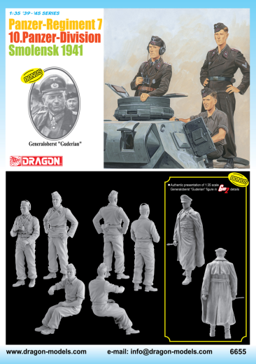 Dragon 1/35 Panzer-Regiment 7, 10.Panzer-Division, Smolensk 1941 Plastic Model Kit [6655]