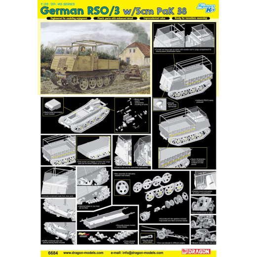 Dragon 1/35 RSO/03 w/5cm PaK 38 Plastic Model Kit [6684]