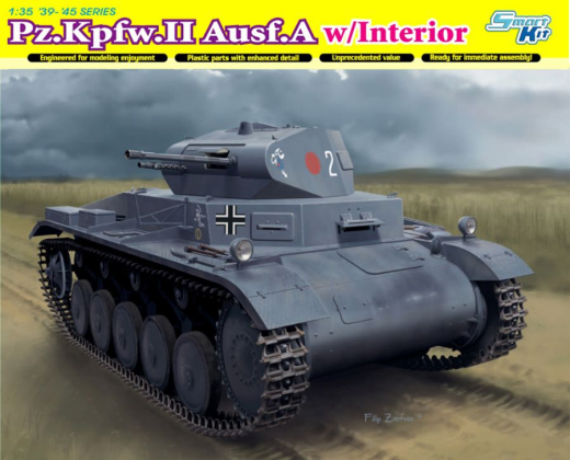 Dragon 1/35 Pz.Kpfw.II Ausf.A w/Interior [6687]