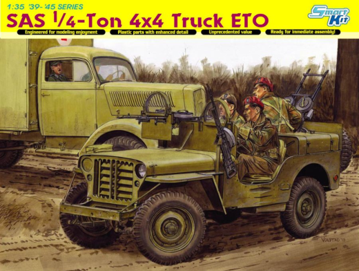 Dragon 1/35 SAS 1/4-Ton Truck ETO [6725]