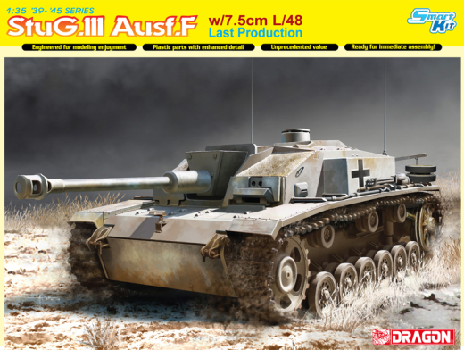 Dragon 1/35 StuG.III Ausf.F w/7.5cm L/48 Last Production (Smart Kit) [6756]