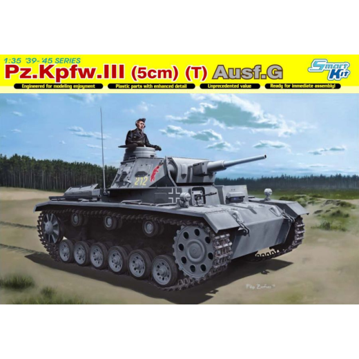 Dragon 1/35 Pz.Kpfw.III (5cm) (T) Ausf.G (SMART KIT) [6773]