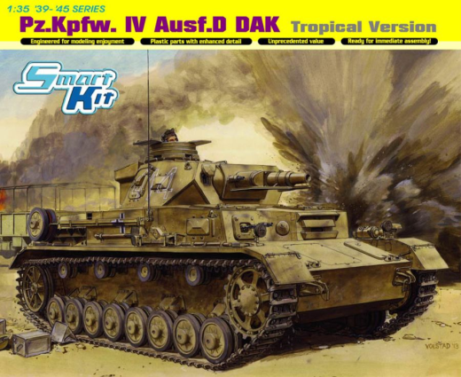 Dragon 1/35 Pz.Kpfw.IV Ausf.D TROPICAL VERSION (SMART KIT) [6779]