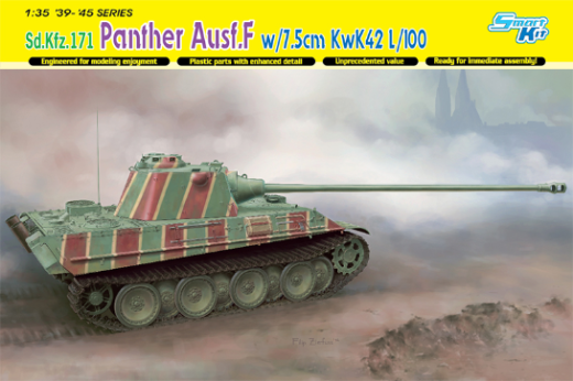 Dragon 1/35 Panther Ausf.F w/7.5cm KwK42 L/100 [6799]