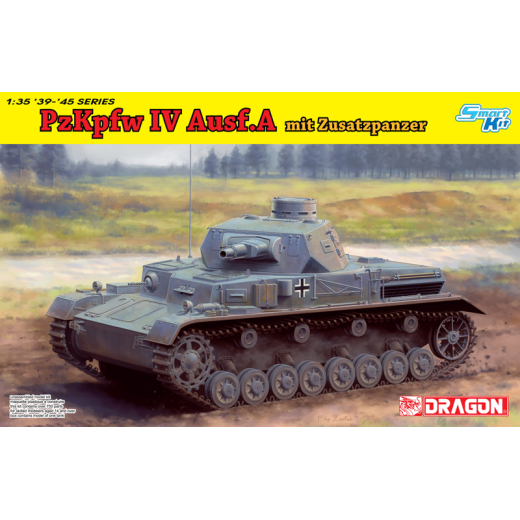 Dragon 1/35 Pz.Kpfw.IV Ausf.A mit ZUSATZPANZER (SMART KIT) [6816]