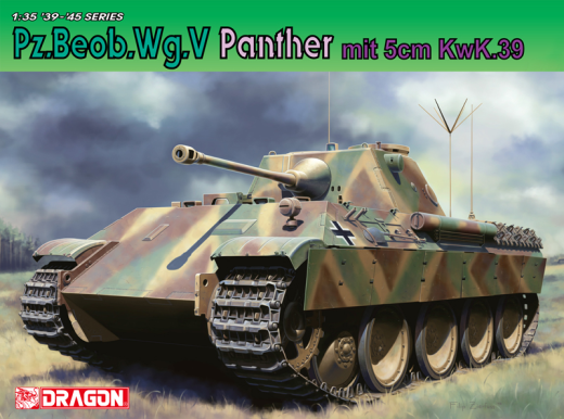 Dragon 1/35 Pz.Beog.Wg.V PANTHER mit 5cm Kw.K.39/1 [6821]