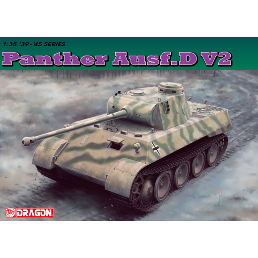 Dragon 1/35 Panther Ausf. D V2 Plastic Model Kit [6822]