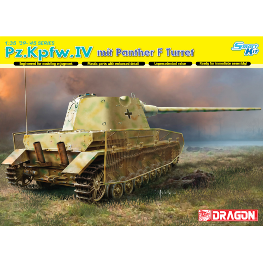 Dragon 1/35 Pz.Kpfw.IV mit Panther F Turret (Smart Kit) [6824]